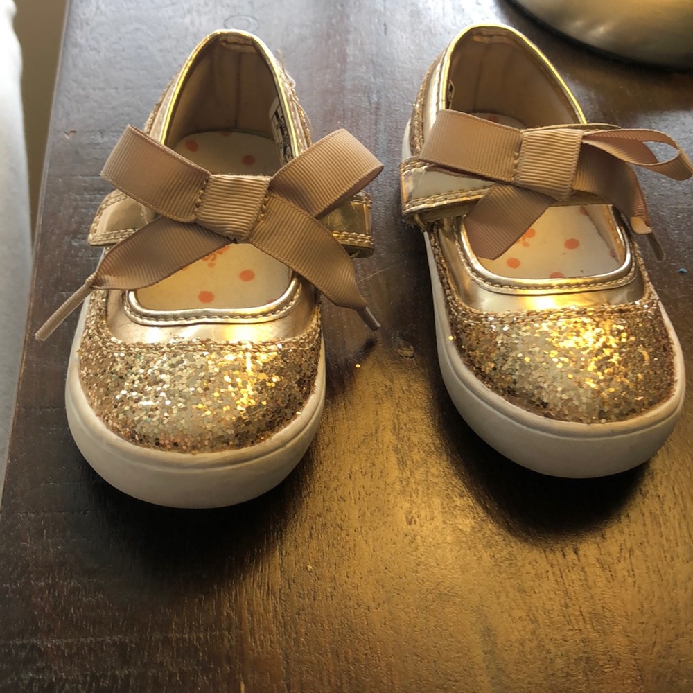 Gold Sparkle shoes